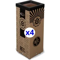 Recharges poubelles écologiques carton 100L pratiques  