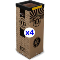 Recharges poubelles carton 100L recyclage optimisé 