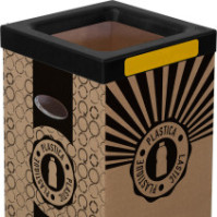 Poubelle en carton