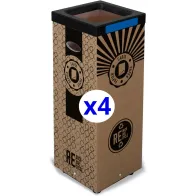 Recharges écologiques 100L carton recyclé robuste