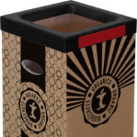 Poubelle en carton
