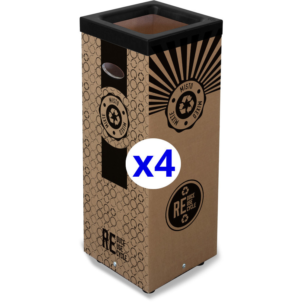 Recharge poubelle carton 60L écologique résistante Recharge poubelle carton 60L écologique résistante