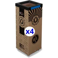 Recharge poubelle carton écologique 60L durable  