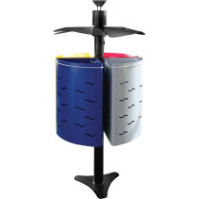 Cendrier urbain design coloré sécurisé Tryvia