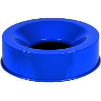 Couvercle bleu poubelle ronde 90 litres
