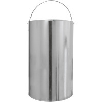 Poubelle hygiénique 40L inox à pédale