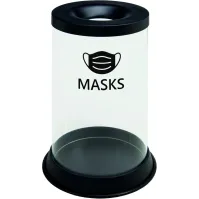 Enorme poubelle transparente