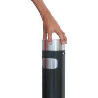 Cendrier colonne corten design moderne
