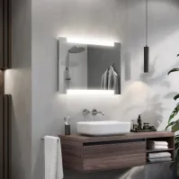 Miroir éclairé LED