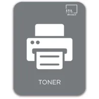 Symbole magnétique gris pour toner