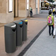 Corbeille tri-sélectif 75L Oslo