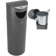 Corbeille verrouillable 100L bac intérieur