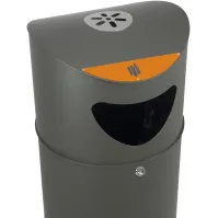 Corbeille Oslo 100L avec cendrier