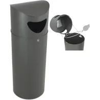 Corbeille urbaine Oslo 75L robuste