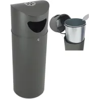 Corbeille urbaine Oslo 75L sécurisée