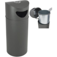 Corbeille urbaine Oslo 100L sécurisée