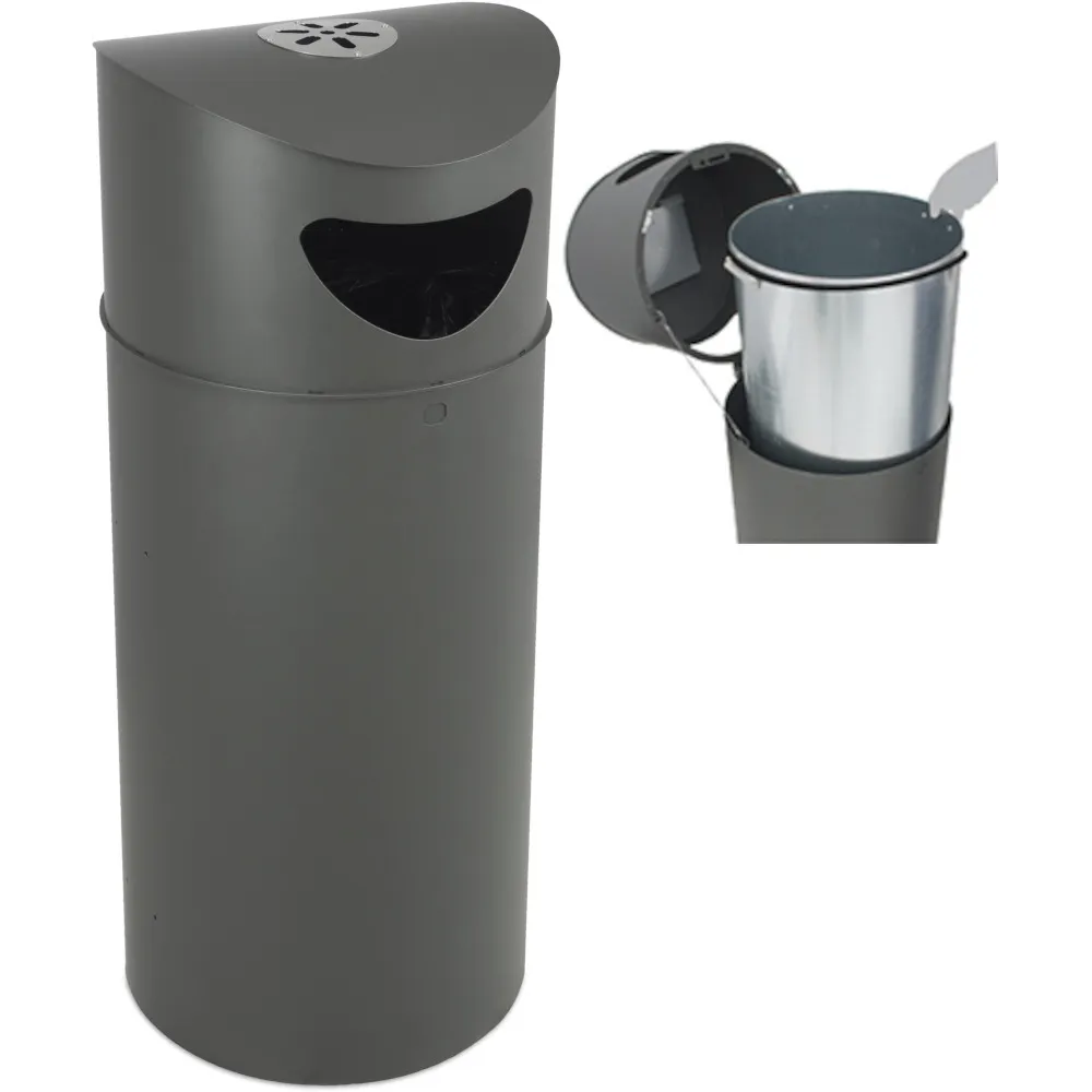 Corbeille urbaine Oslo 100L sécurisée