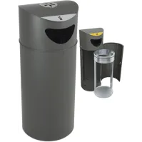 Corbeille Oslo recyclage 75L ergonomique