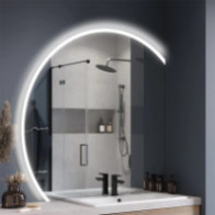Miroir LED rond design moderne