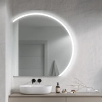 Miroir LED rond design moderne