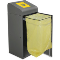 Poubelle tri 95L avec clapet