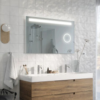 Miroir grossissant pour miroir LED