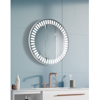 Miroir cylindrique sur mesure LED