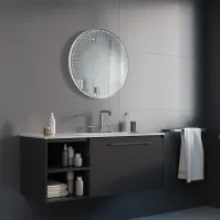 Miroir configurable rond sur mesure