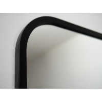 Miroir vertical déformé cadre noir