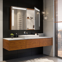 Armoire à miroir lumière - Ruke