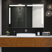 Armoire à miroir LED sur mesure - Ruke