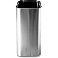 Poubelle design 60 litres inox avec pictogramme magnétique tous déchets