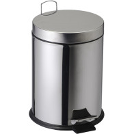 Petite poubelle à pédale inox 5 litres