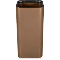 Poubelle esthétique 100 litres en corten avec pictogramme magnétique déchets.