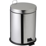 Petite poubelle à pédale inox 14 litres