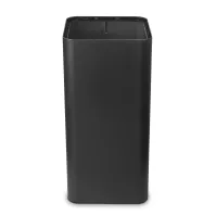 Poubelle cendrier noire 100 litres avec pictogramme magnétique extérieur