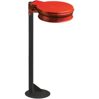 Poteau stable en acier pour sacs-poubelles espaces publics