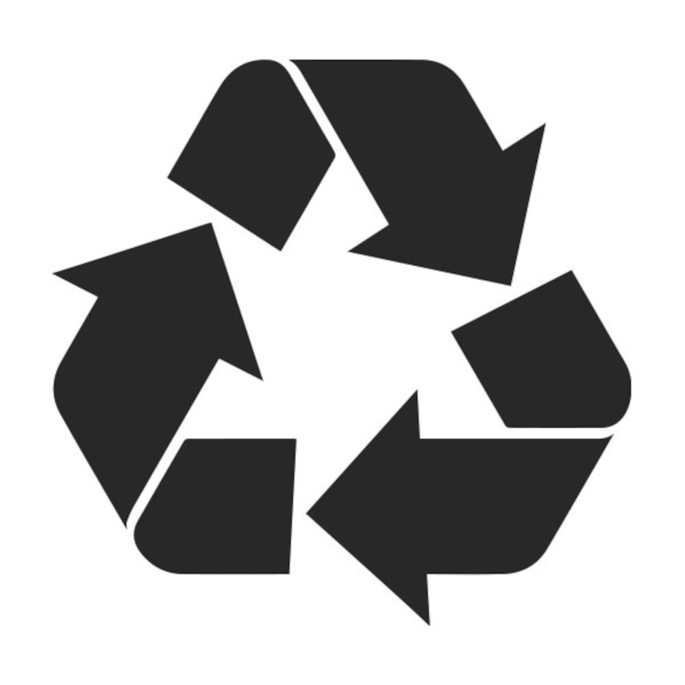 Adhésif pictogramme RECYCLABLE noir Adhésif pictogramme RECYCLABLE noir