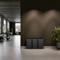 Poubelle tri sélectif acier 70 litres ouverture frontale pratique