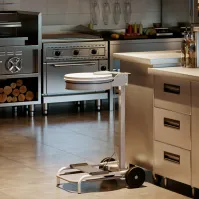 Porte sac cuisine inox restaurant