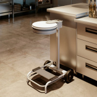 Porte sac cuisine inox restaurant