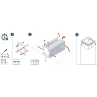 Collecteur de gobelets en carton recyclé ouverture 7 5 cm