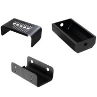 Cendrier mural extérieur acier 1 5 litre vue profil avec grille éteignoir