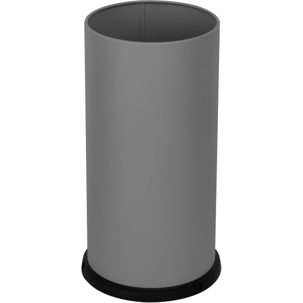 Porte-parapluie gris en acier avec bac imperméable pour bureau