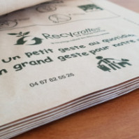 Sachet biodégradable en papier Animo Concept 20x20 cm propreté canine