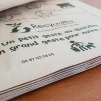 Sachet biodégradable en papier Animo Concept 20x20 cm propreté canine