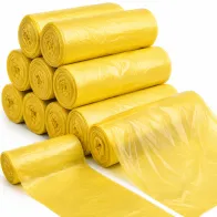 Sac-poubelle 110L jaune translucide recyclable Guéry pack 200