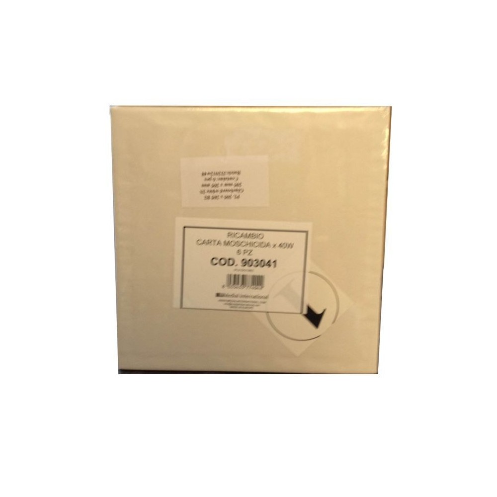 Plaque de glue de rechange 363x456mm pour désinsectiseur (lot de 6) Plaque de glue de rechange 363x456mm pour désinsectiseur (lot de 6)