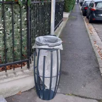 Corbeille Vigipirate fabrication française