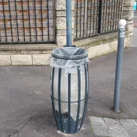 Corbeille Vigipirate de rue